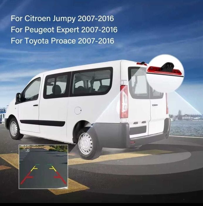 Camera Marsarier HD Dedicata Citroen Jumpy Peugeot Toyota 2007-2016