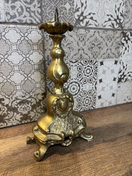 Свещник месинг/бронз