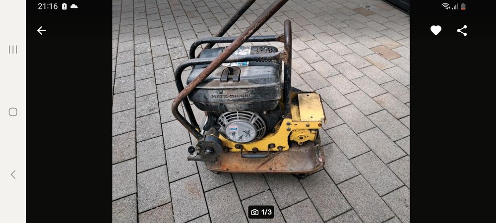 Batator pamant pavaj diesel bomag