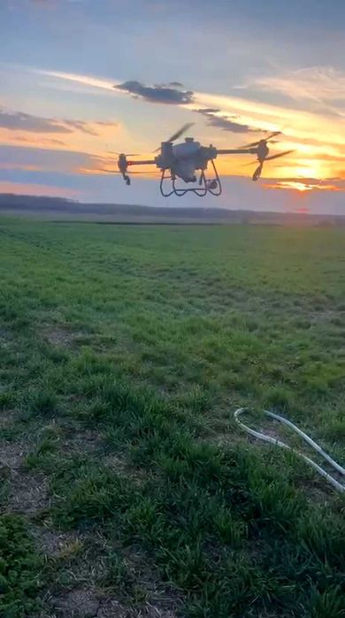 Prestari cu drona DJI T50 – precizie RTK , eficienta maxima