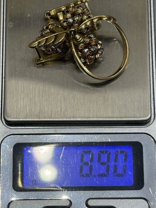 Тилла узук зирак комлект 585