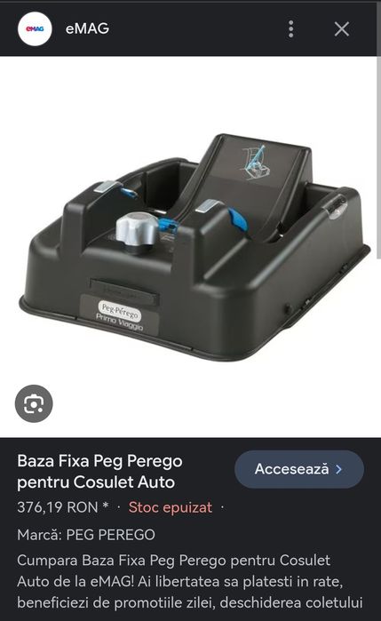 Baza / suport scoica Peg Perego