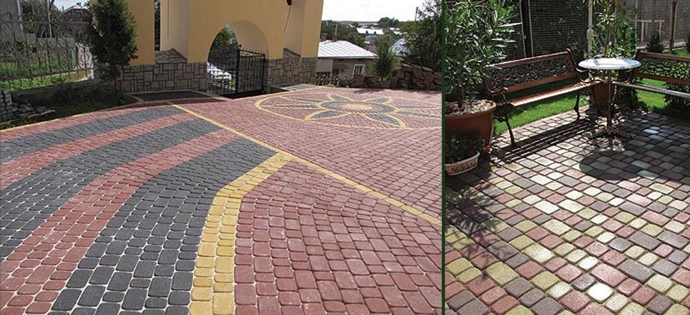 Брусчатка в Алматы. Паребрики