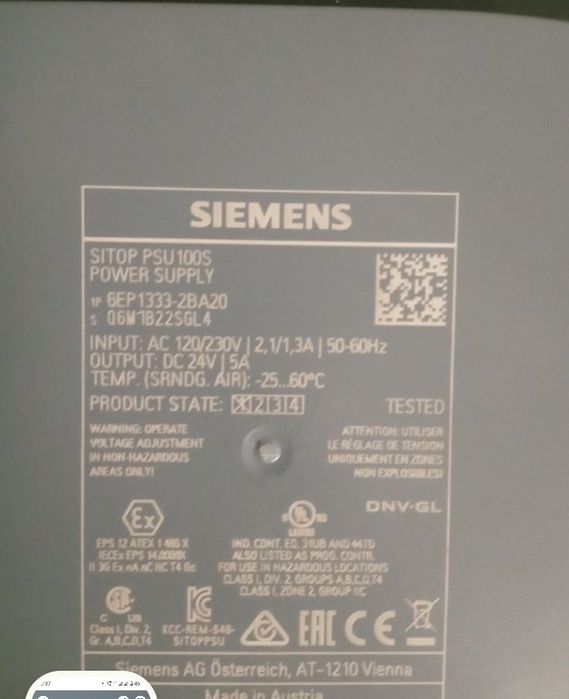 Sursae Siemens 24v