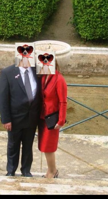 Deux pieces rochie si sacou tafta cu pietre swarovski