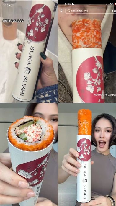 Упаковка для суши и роллов