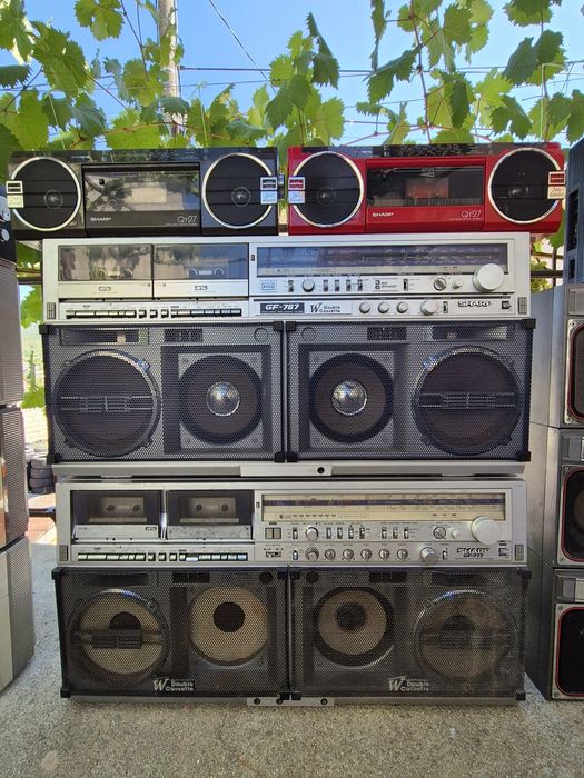Boombox касетофони Sharp Hitachi Lasonic  / бартер /
