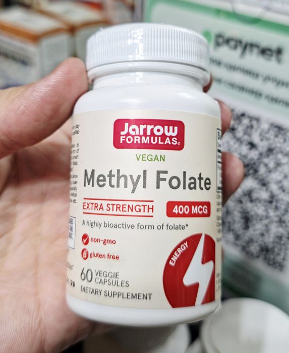 ДОСТАВКИ НЕТ Jarrow метил фолат 400mcg 60шт. 90 000 годен до 02/2029