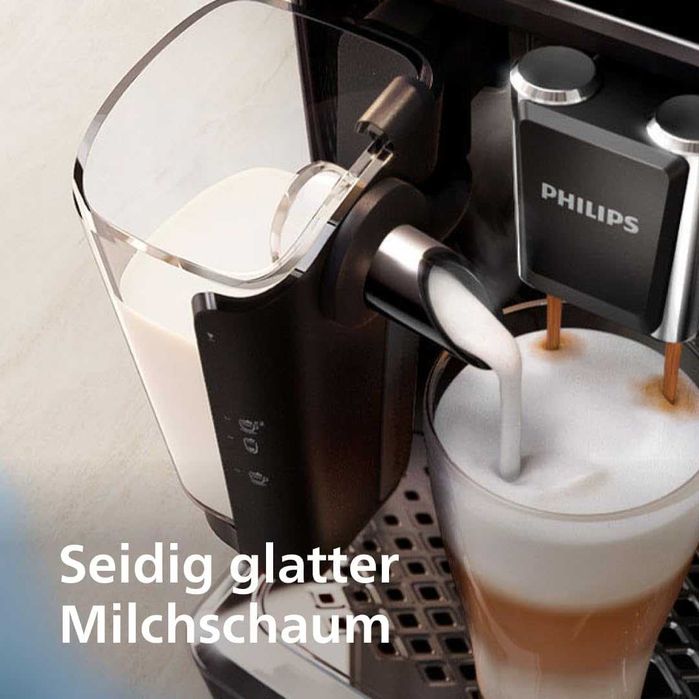 Нова Автоматична Кафемашина Кафеавтомат Philips LatteGo EP5441/50, Серия 5400, 2 години Гаранция, Керамична Мелачка