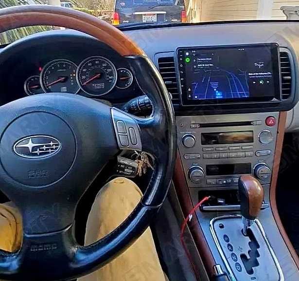 Мултимедия Android за Subaru Legacy 4, Liberty Outback 3, Навигация, Андроид радио, двоен дин, 2004 2005 2006 2007 2008 година
