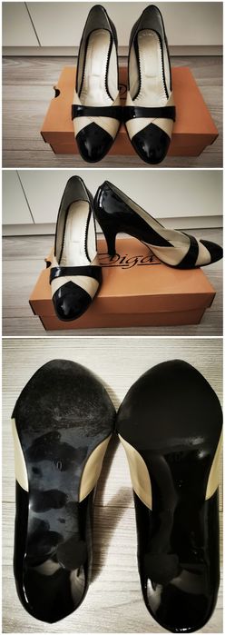 Pantofi piele lăcuită