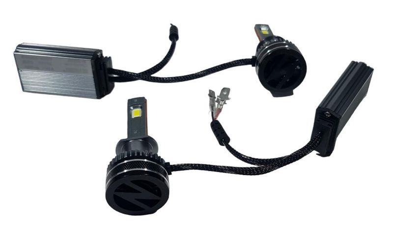 Лед крушки N9 за фарове Н1 ВИСОК клас CANBUS,Мощни /120W