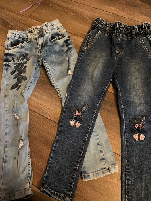 Лот детски дънки размер 122