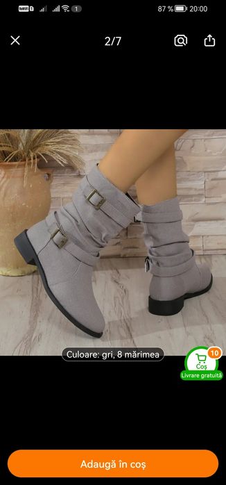 Cizmulite pânză primăvara-vara-toamna