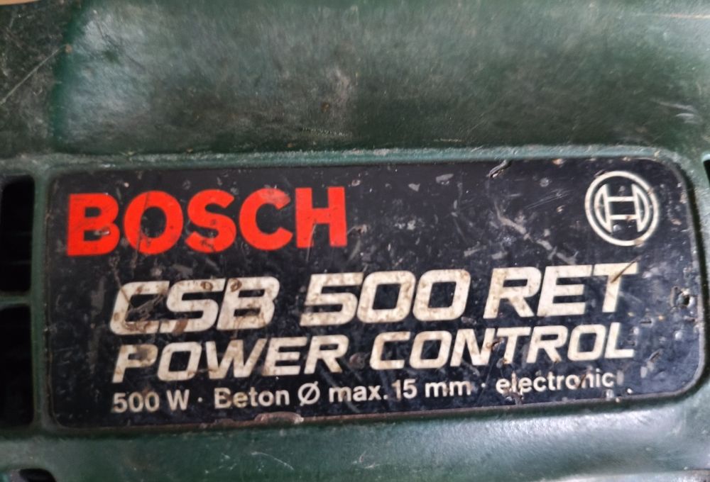 Bormașină electrică Bosch CSB 500 RET, 500W