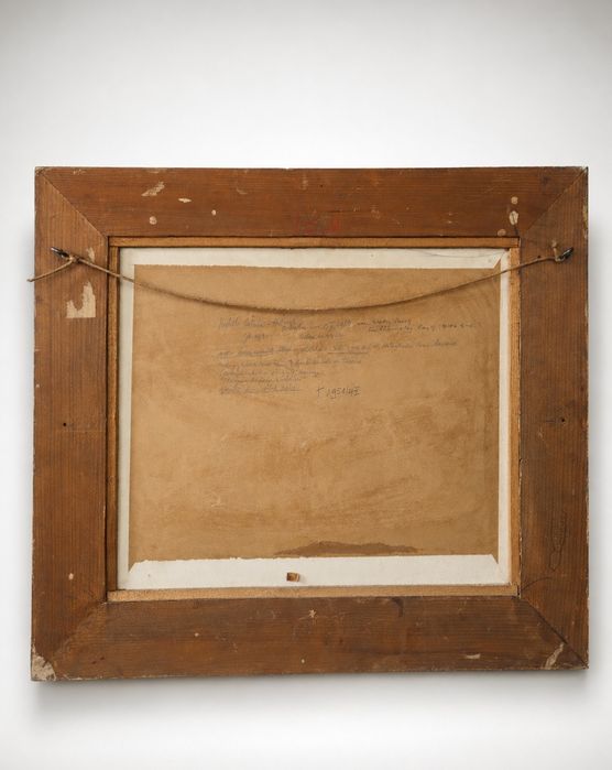 Маслена картина Michèle Catala (1921–1951) – „Пристанище край Валенсия“, 1948 г.