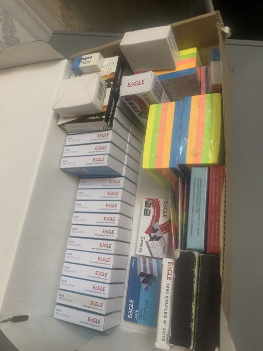 Продам скобы, зажимы для бумаг