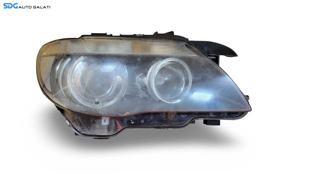 Far Dreapta cu Lupa si Xenon EUROPA FARA Droser BMW Seria 7 E65 E66 Facelift FL 2005 - 2008 Cod 6937242 6907488 [L4787]