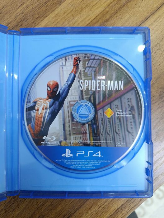 Диск пс4 spider man