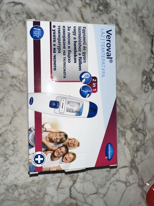 Инфрачервен термометър 2в1 HARTMANN с 3 години гаранция