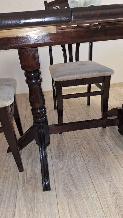 Трапезна разтегателна маса + 6стола