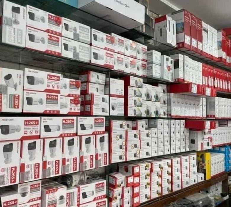 Установка камеры видеонаблюдения.