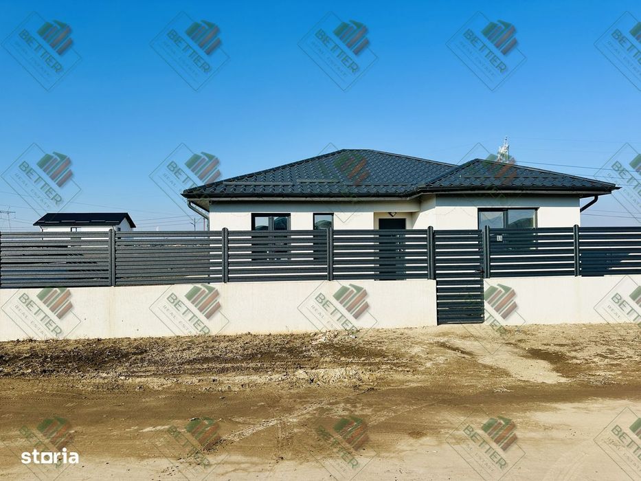 Casa Parter Individuala + Pod Comuna Berceni - 3 camere - 2 Bai