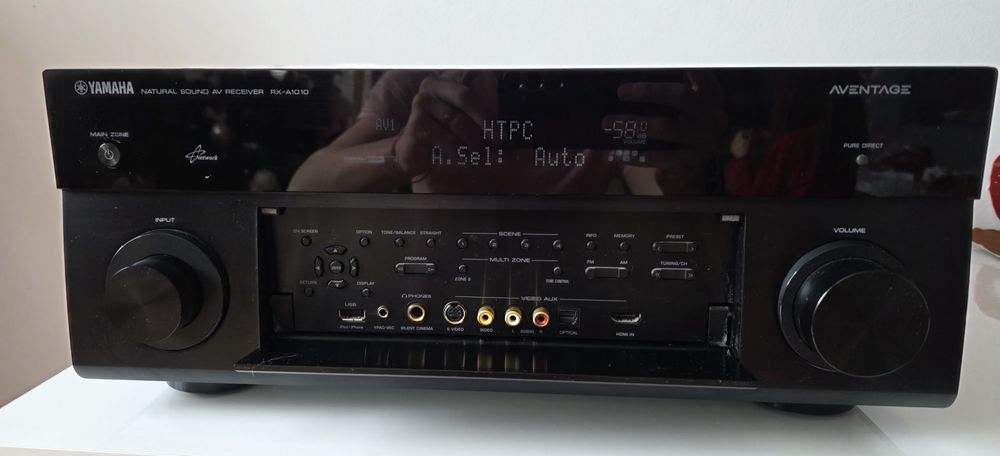 Statie /Receiver  Sistem sunet premium YAMAHA RX A1010 - 110W, 7.2 ch