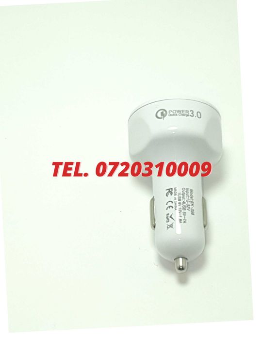 Superfastcharge Incarcator Auto Cu Patru Porturi Usb Partycharge