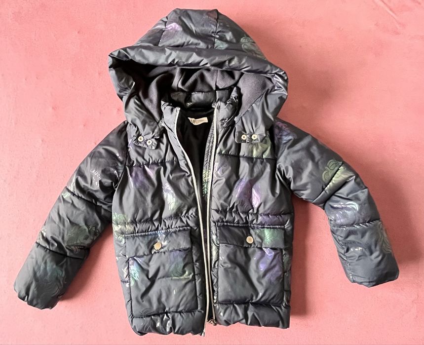 Geaca  iarna 122 /128 H&M unicorn