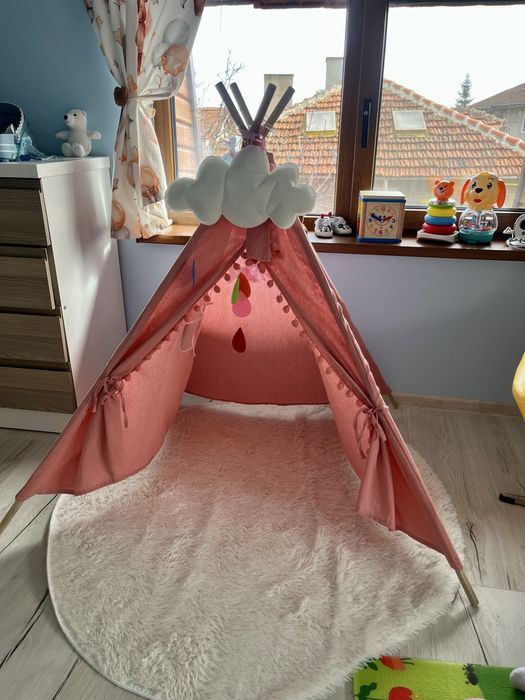 Палатка в розов цвят