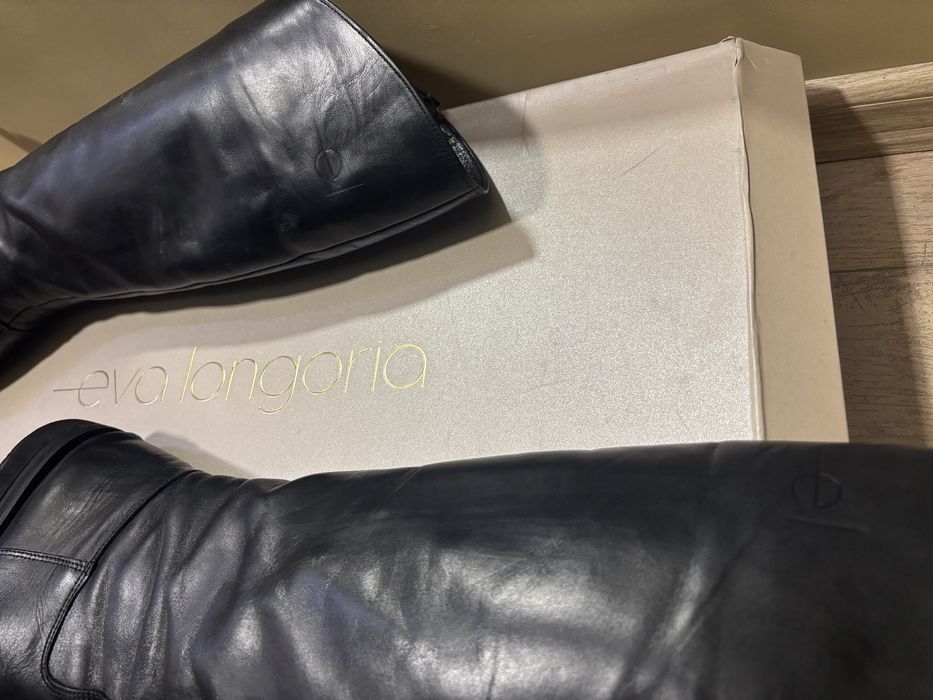 Eva Longoria ботуши офицерки 37н, естествена кожа