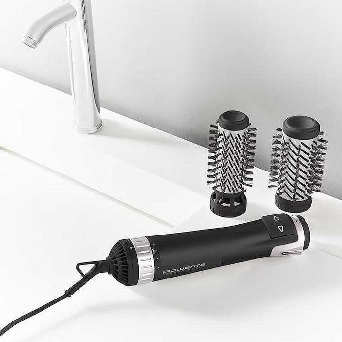 ПРОМО Нова Въртяща се Четка ROWENTA Brush Activ' Dry & Style, 1000 W