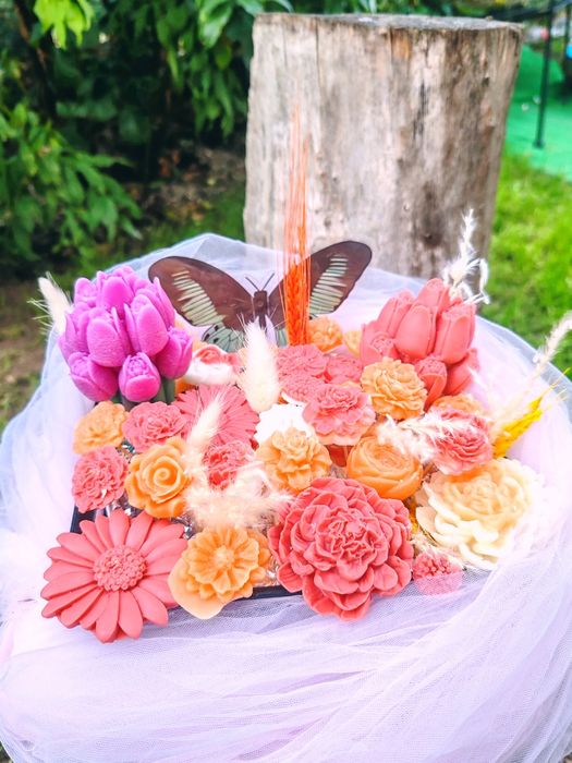 Aranjamente din ceara pentru evenimente sau cadouri, marturii botez