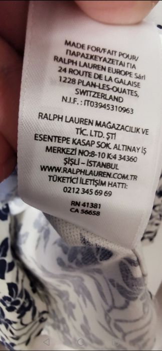 Ralf Lauren рубашка женская