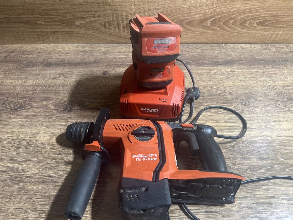 Hilti te 6 a 22 complet 2 bat + incarcator