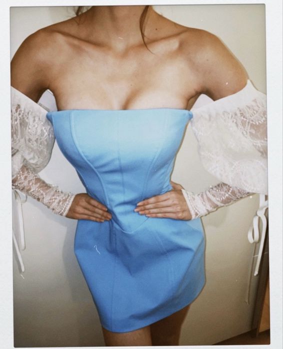 Официална, бална рокля корсет