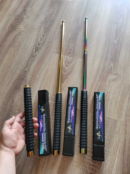 Baston telescopic Police 65cm Fade sau Gold , Model Premium