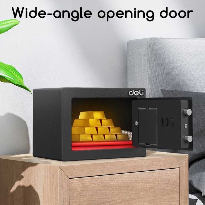 Seyf deli Сейф 170х230х170 ET510 Deli 2,82 кг Скидки !!! Акция !!!