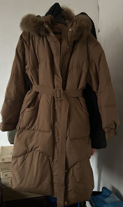 Пуховик зимний оверсайз