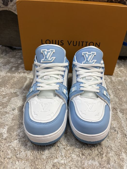 Louis Vuitton Trainer Navy Blue (42)