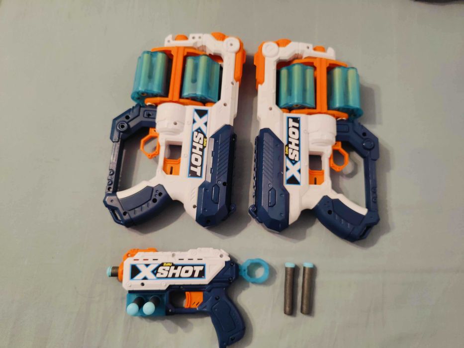 SET Arme Nerf XSHOT 2 + 1 pistol