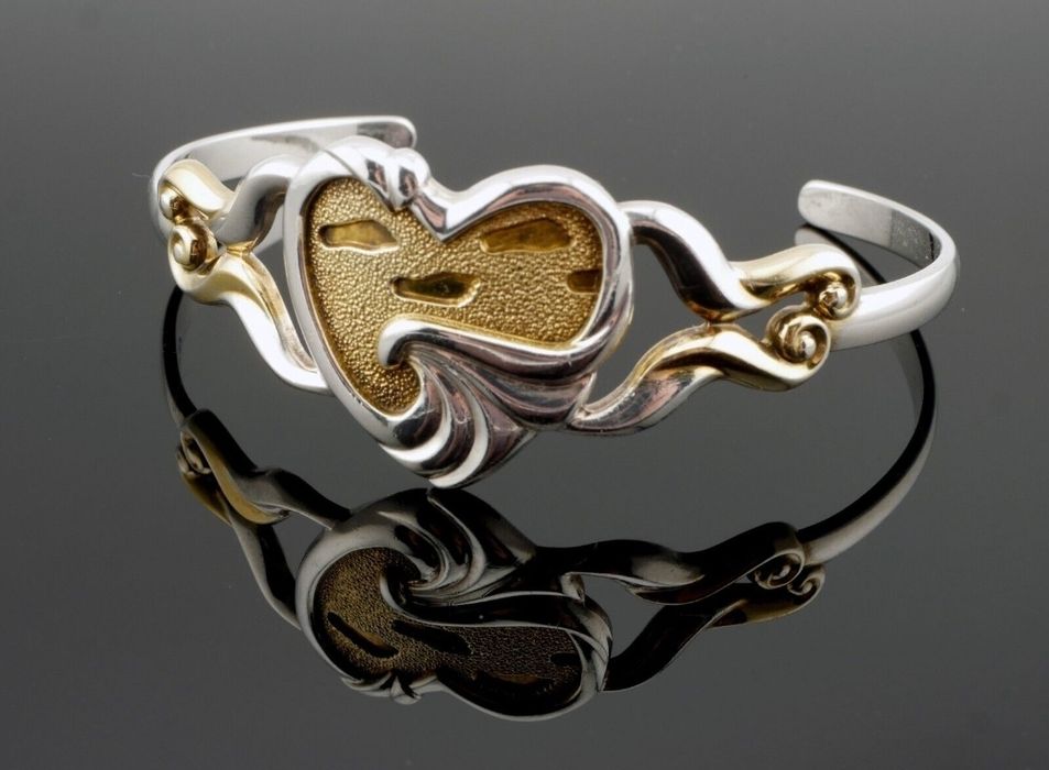 Cadou unic, brățară din argint cu aur! Brooks & Bentley.