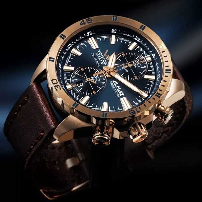 Ceas Vostok Europe Almaz analog quartz Limited Edition Rose Gold