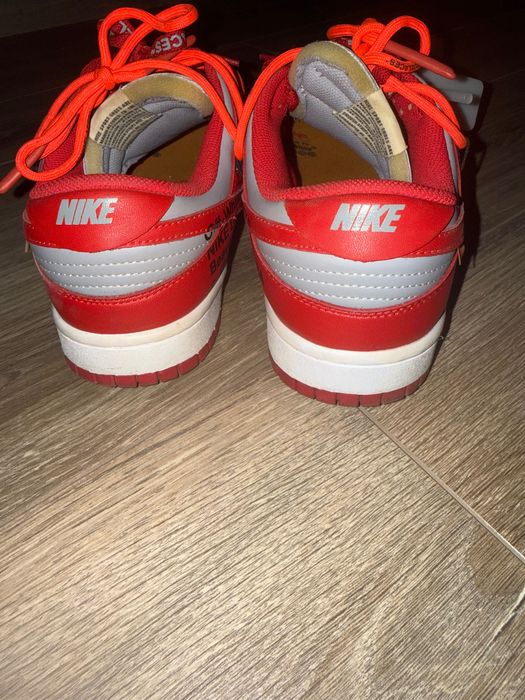 маратонки Nike Dunk Low Off-White University Red
