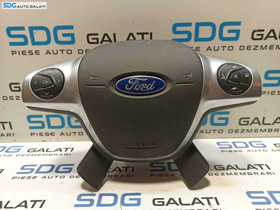 Airbag Volan Cu Comenzi Ford C-Max 2 2010 - 2018 Cod AM5T-14K147-AA AM5T-14K147-BA AM51-RO42B85-BEW [L0062]