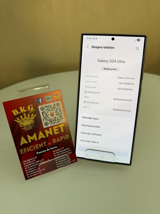 Samsung S24 Ultra 256gb Amanet BKG