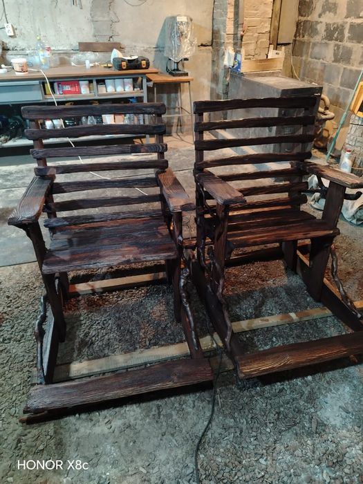 Кресло качалка ручной работы