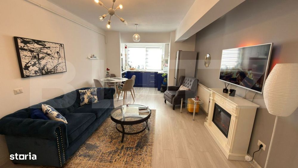 Apartament modern cu 3 camere, 76 mp, etaj intermediar, Sf Ilie