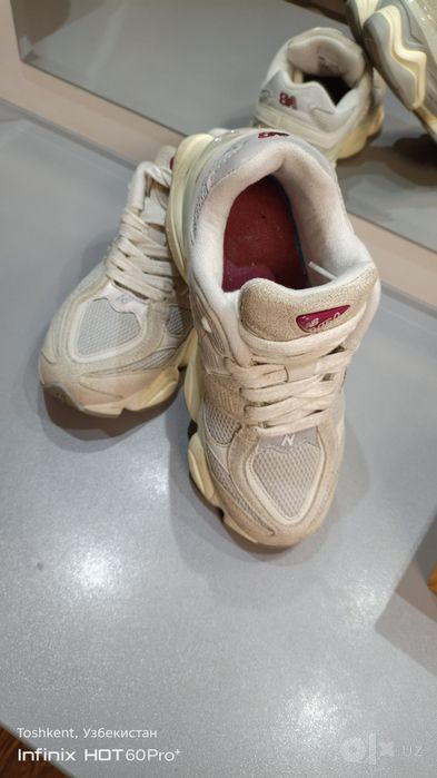 Кроссовки New Balance 9060 — стильные бежевые (Sea Salt